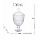 Bomboniere Sun 29cm Por 14,6cm Em Cristal Ecológico Com Pé Lyor